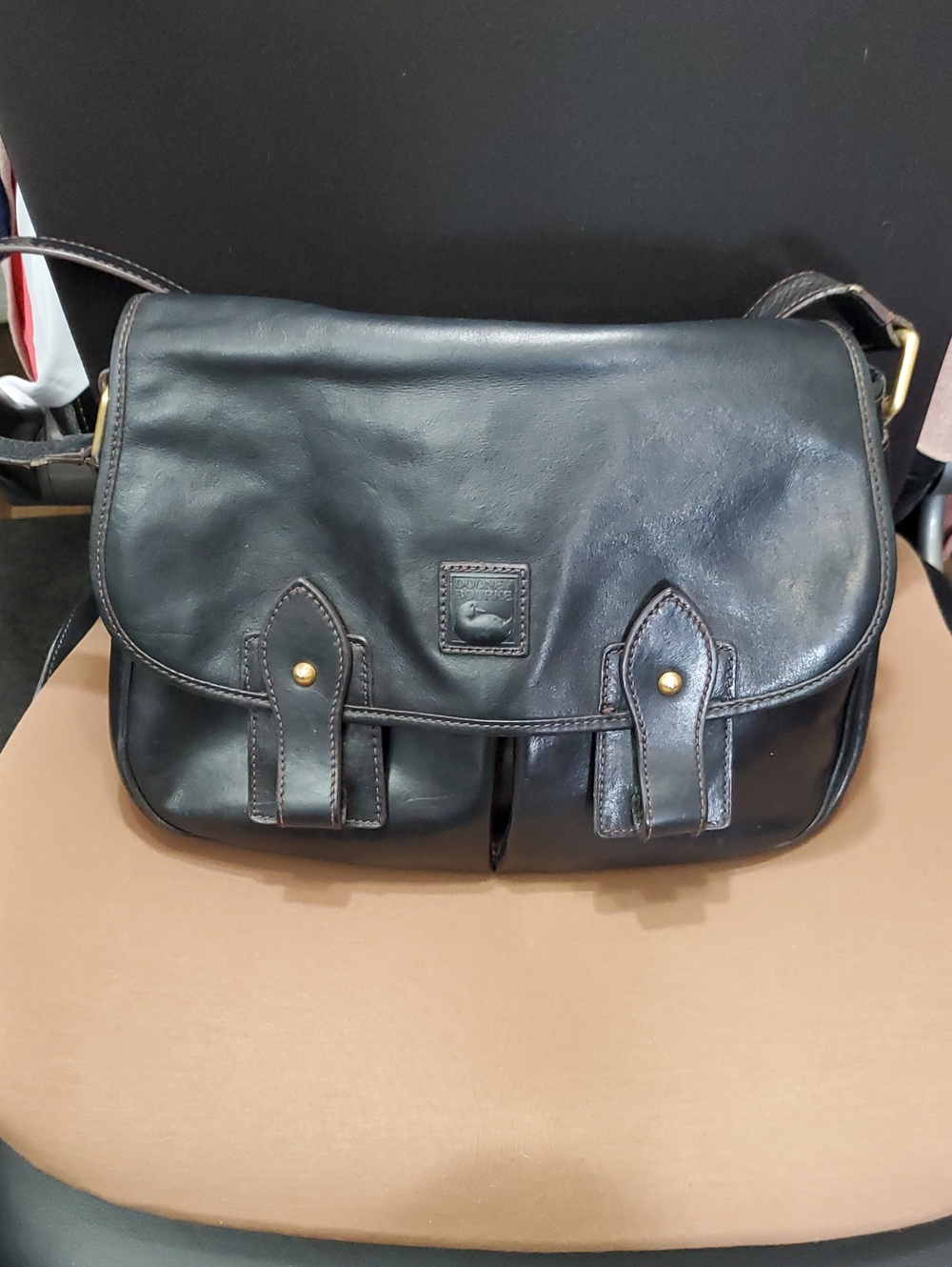 Dooney Florentine Saddle Bag